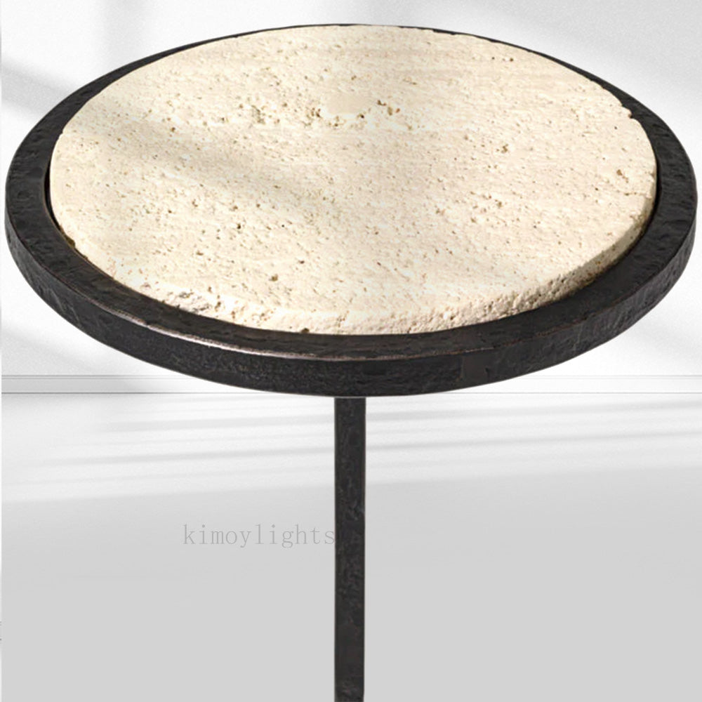SalVerve Stone Round C Table