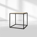 SalVerve Stone Square Side Table