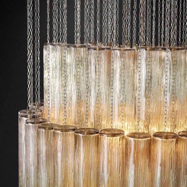  Serena Multi-Tier Round Chandelier 24"D 30"D 55"D