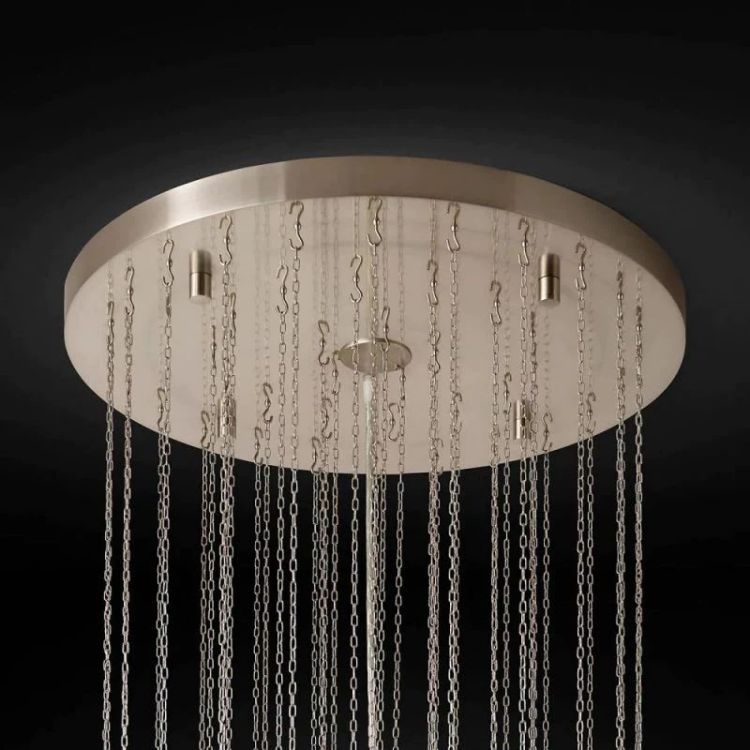  Serena Multi-Tier Round Chandelier 24"D 30"D 55"D