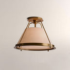Sheirz Linen Flush Mount