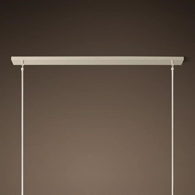 Kelly Glass Linear Chandelier 48''