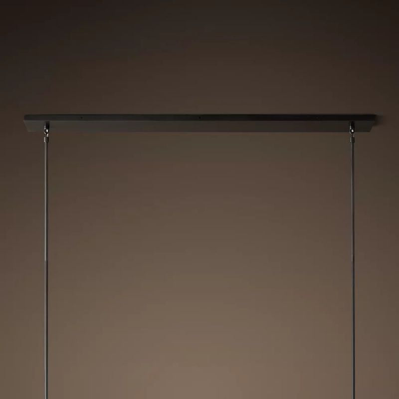 Kelly Glass Linear Chandelier 48''