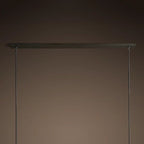 Kelly Glass Linear Chandelier 60''