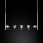 Kelly Glass Linear Chandelier 48''