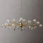 Kelly Glass Oval Chandelier 72''