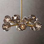 Kelly Glass Round Chandelier 24''