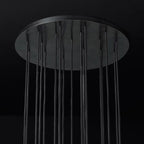 Kelly Glass Round Cluster Chandelier 24"