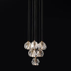 Kelly Glass Round Cluster Chandelier 14''
