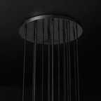 Kelly Glass Round Cluster Chandelier 19''