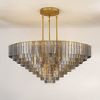 Chan Smoke Round Chandelier 65"