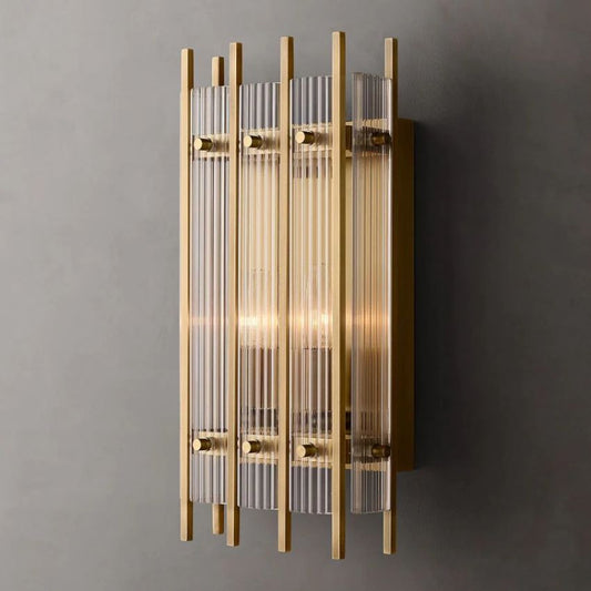 Sofile Glass Rectangle Sconce 17" 26"