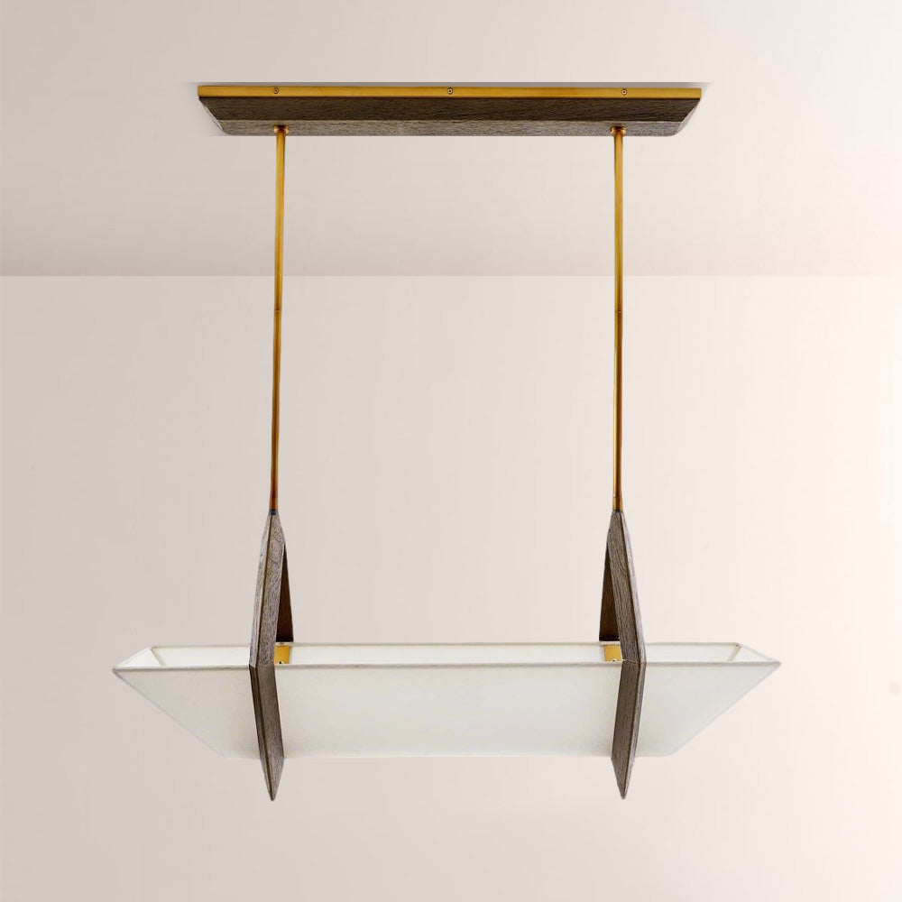Spencer Fabric Linear Chandelier