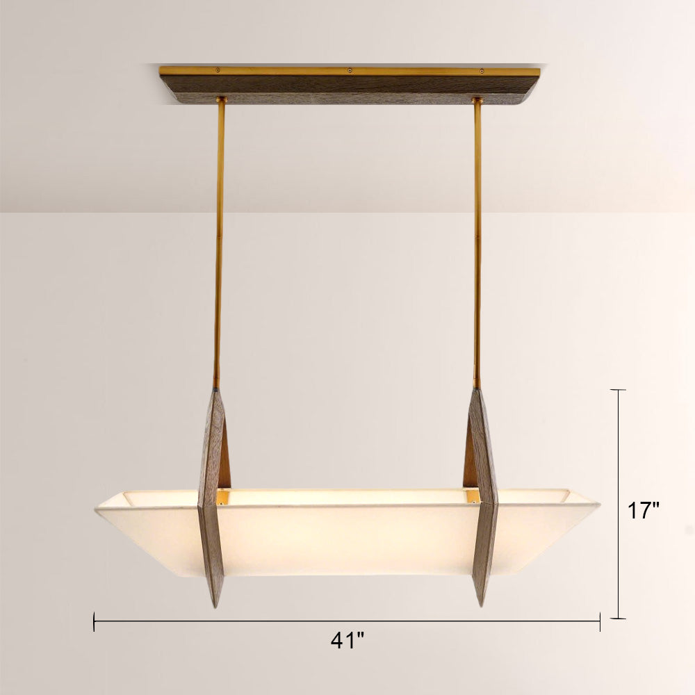 Spencer Fabric Linear Chandelier