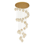 Staircase Crystal Chandelier Modern Luxury High Ceiling Light