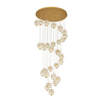 Staircase Crystal Chandelier Modern Luxury High Ceiling Light