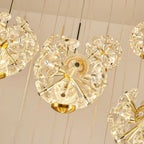 Staircase Crystal Chandelier Modern Luxury High Ceiling Light