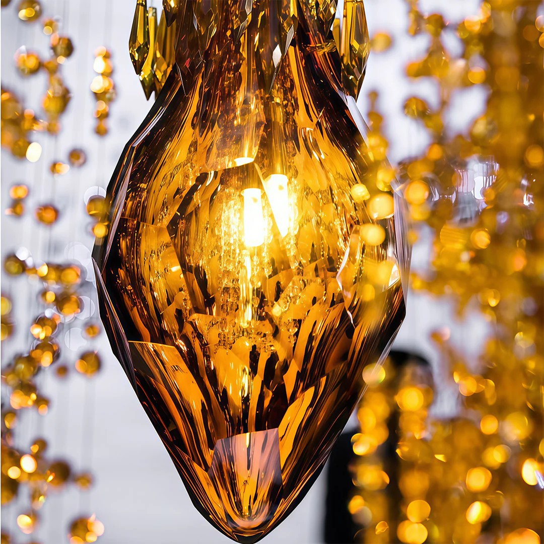 Stairway Chandelier Artistic Crystal Ceiling Light