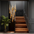 Stairway Chandelier Artistic Crystal Ceiling Light