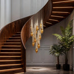 Stairway Chandelier Artistic Crystal Ceiling Light