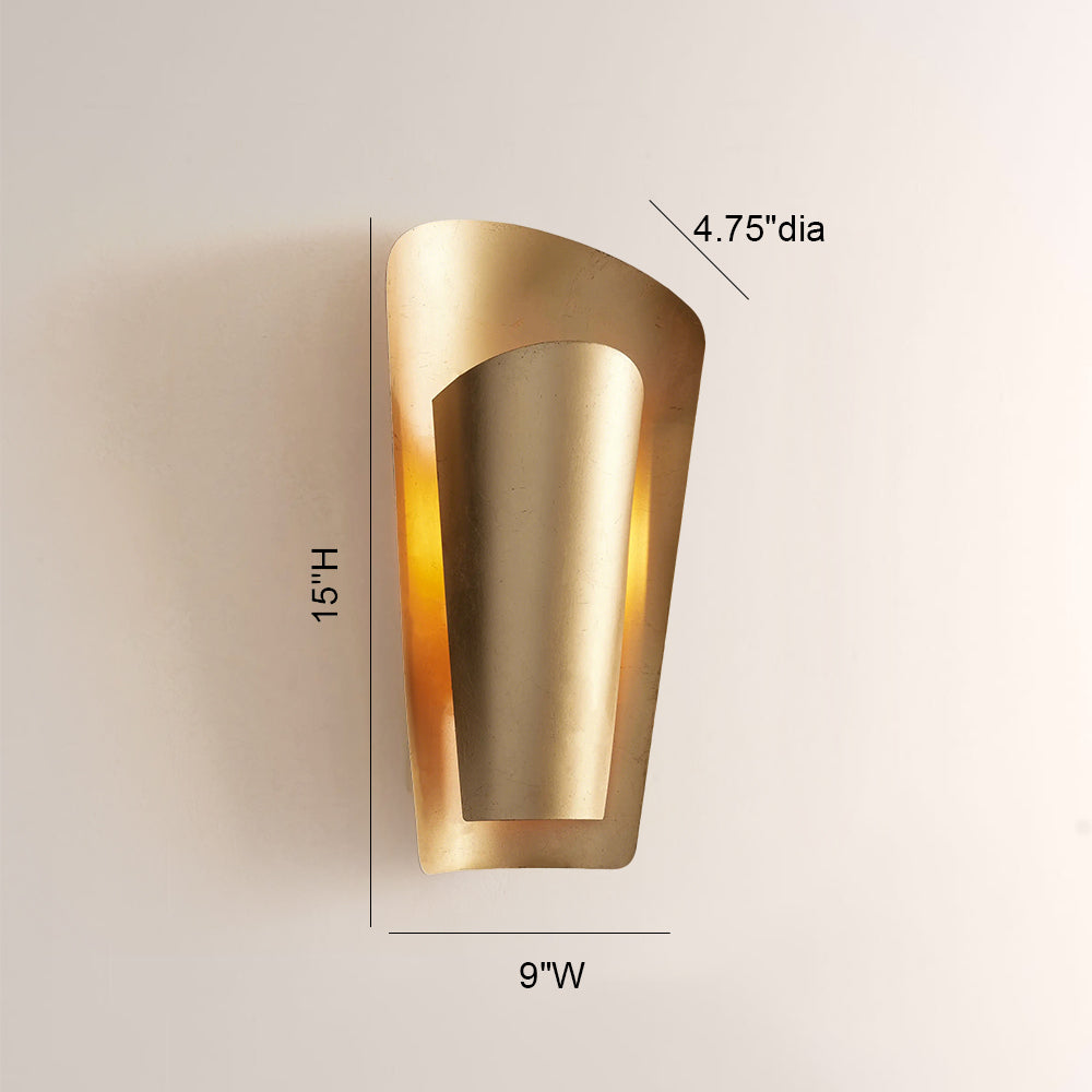 Stella Modern Brass Wall Sconce