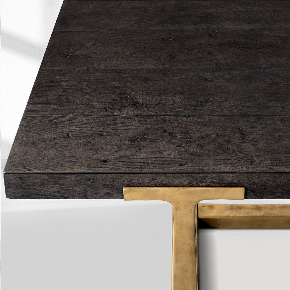 T-Brace Extension Dining Table