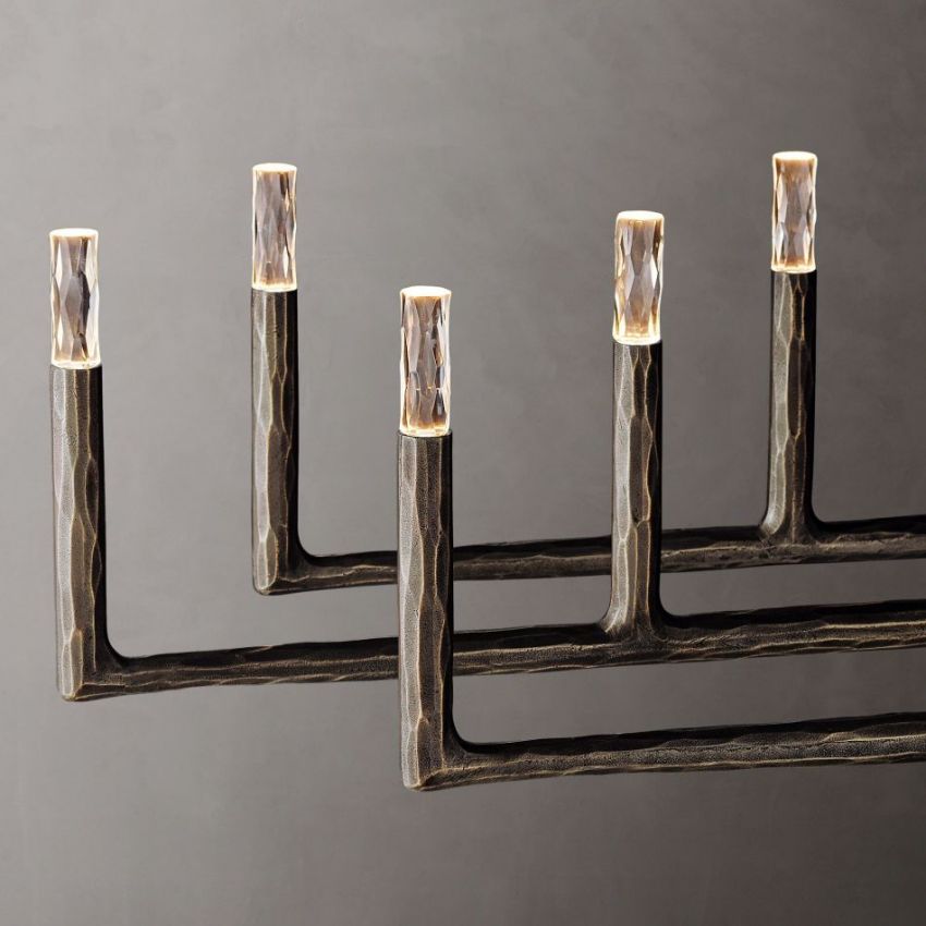 THADDEUS LINEAR CHANDELIER 96"(2 CANOPY)