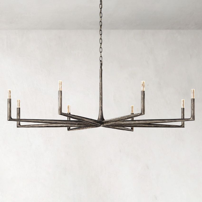 THADDEUS ROUND CHANDELIER 72"