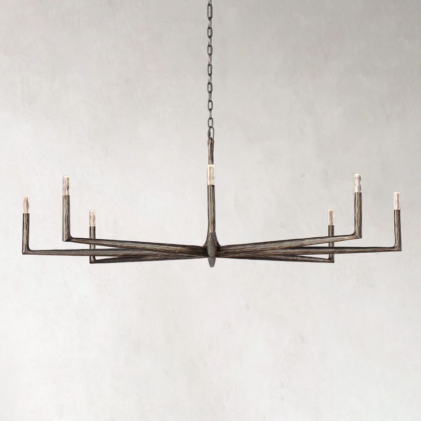 THADDEUS ROUND CHANDELIER 72"
