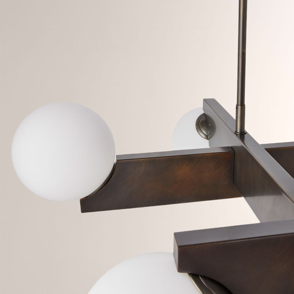 Thera Globe Linear Chandelier