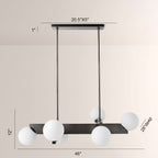 Thera Globe Linear Chandelier