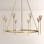 Torche Round Chandelier 46"