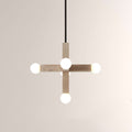 Unison Wood Cross Globe Chandelier