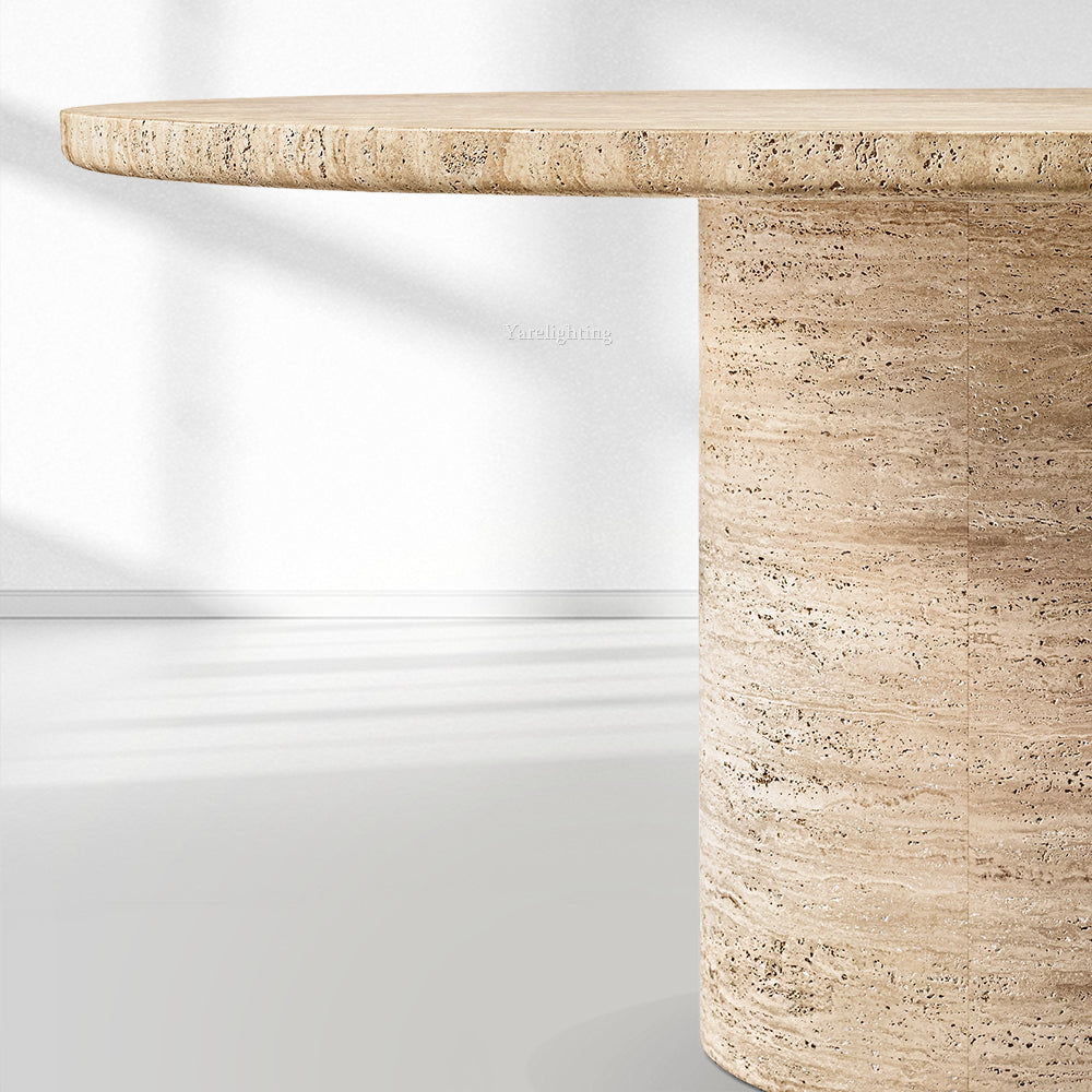 Vitolo Carved Round Dining Table
