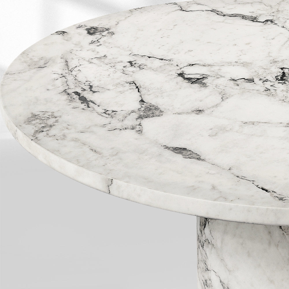 Vitolo Carved Round Dining Table
