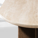 Vivian Cross-Base Rectangular Dining Table
