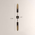 Voyant Dual-Sculpt Brass Wall Sconce