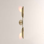 Voyant Dual-Sculpt Brass Wall Sconce