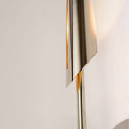 Voyant Dual-Sculpt Brass Wall Sconce