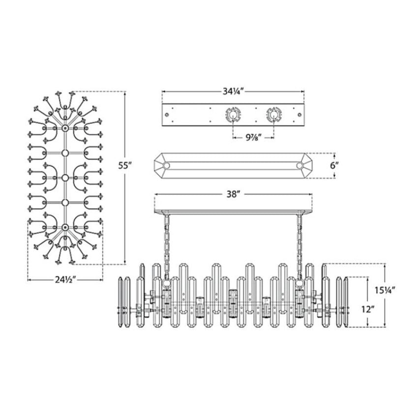 Wyatt Linear Chandelier