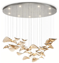 Wave Floating Leaf Chandelier