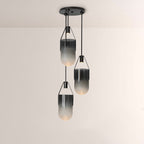 Welden Ombre Glass Cluster Chandelier