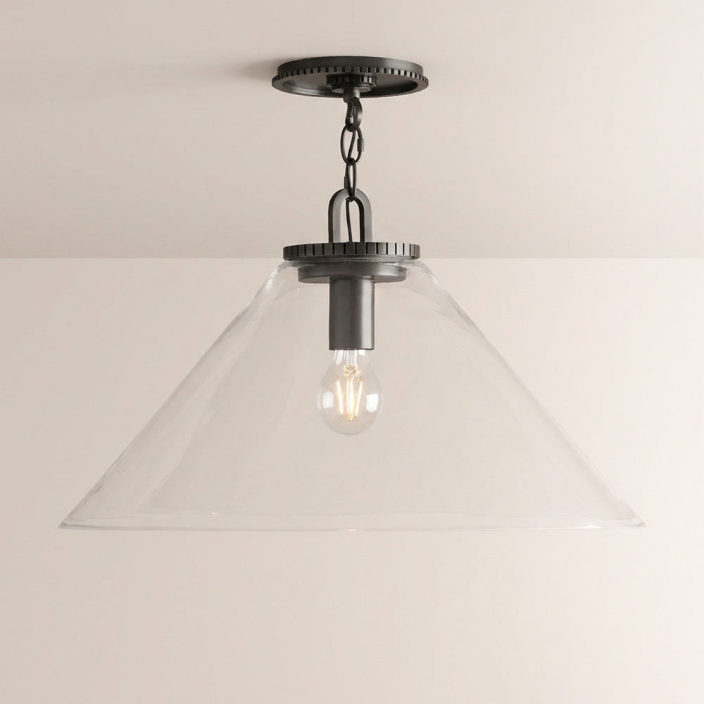 Wescott Cone Flush Mount