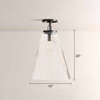 Wescott Cone Flush Mount