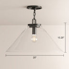 Wescott Cone Flush Mount