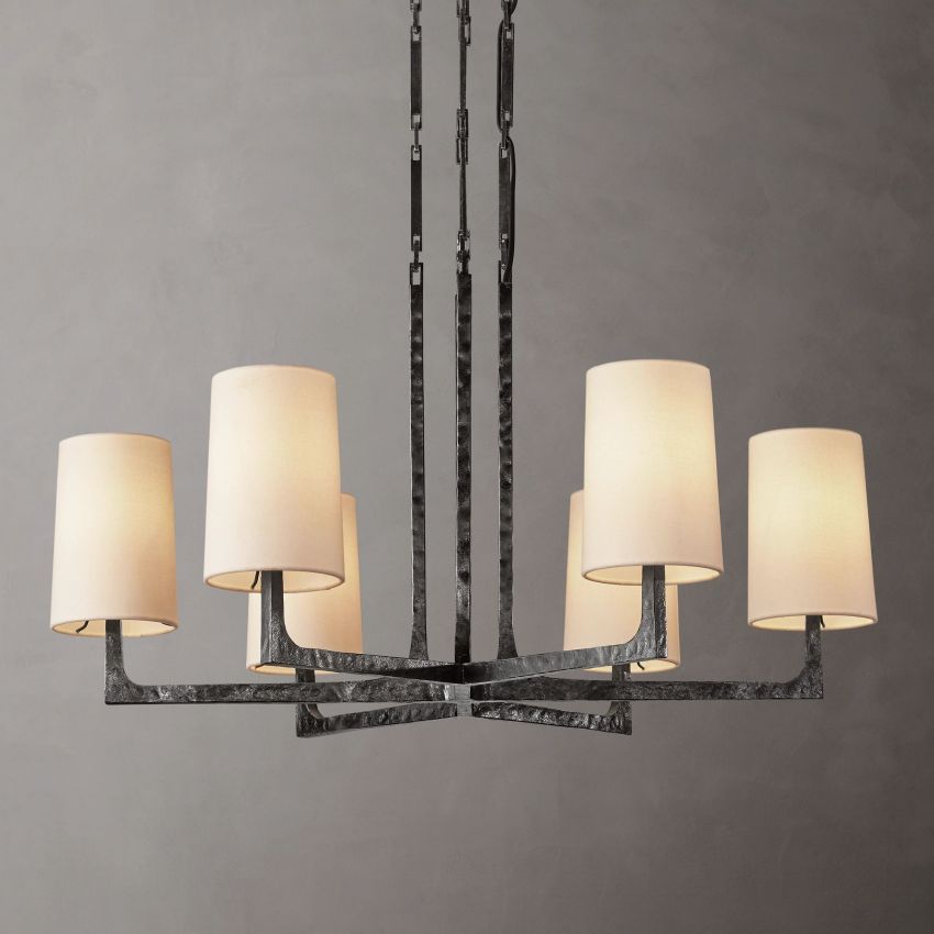 Wright Round Chandelier 30"，Chandelier In Living Room