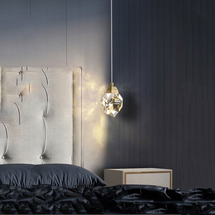 Aurelia Modern Faceted Crystal Pendant Lights - Yami Lightings