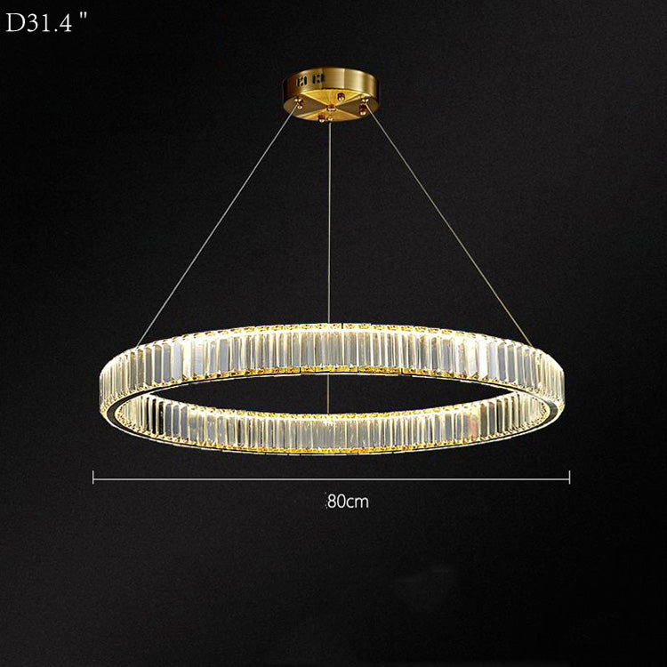 Dorothy Modern Crystal Ring Chandelier - Yami Lightings