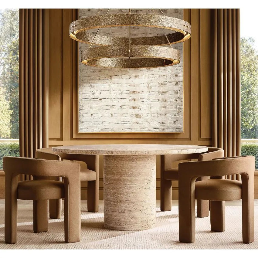 Vouvray Two-Tier Round Chandelier 60"