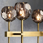 Belle De Crystal Double Linear Chandelier W 60" - Yami Lightings